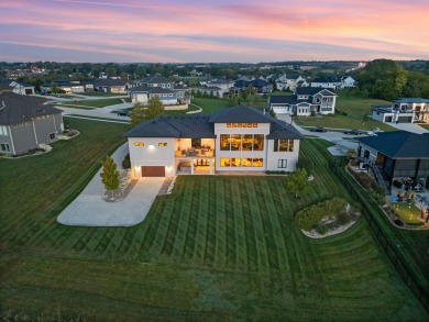 Inspired by Frank Lloyd Wright's Prairie Style, this on Echo Valley Country Club in Iowa - for sale on GolfHomes.com, golf home, golf lot