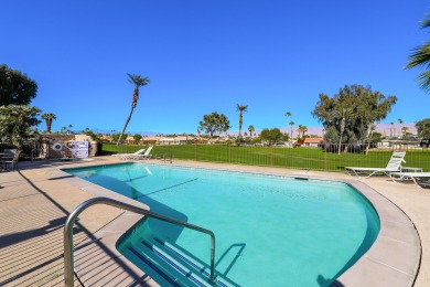 Beautiful Mountain and Pool views from this spacious condo on Bermuda Dunes Country Club in California - for sale on GolfHomes.com, golf home, golf lot