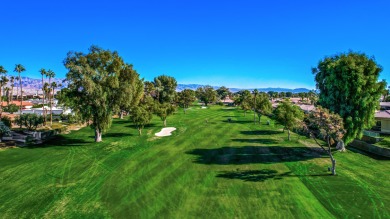 Beautiful Mountain and Pool views from this spacious condo on Bermuda Dunes Country Club in California - for sale on GolfHomes.com, golf home, golf lot