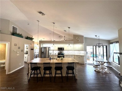 Custom built FIVE bedroom THREE bath pool home connected to on Copperhead Golf Club in Florida - for sale on GolfHomes.com, golf home, golf lot
