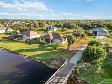 Perfectly positioned on a scenic waterway, this 2017 CUSTOM on Rotonda Golf and Country Club - Long Marsh  in Florida - for sale on GolfHomes.com, golf home, golf lot