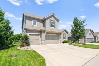 Experience elegance and timeless craftsmanship in this on Heritage Park Golf Course in Kansas - for sale on GolfHomes.com, golf home, golf lot
