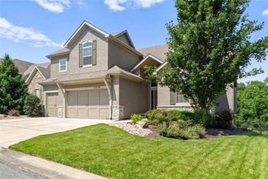 Experience elegance and timeless craftsmanship in this on Heritage Park Golf Course in Kansas - for sale on GolfHomes.com, golf home, golf lot