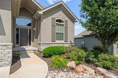 Experience elegance and timeless craftsmanship in this on Heritage Park Golf Course in Kansas - for sale on GolfHomes.com, golf home, golf lot
