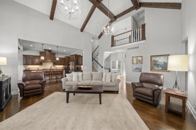 Experience elegance and timeless craftsmanship in this on Heritage Park Golf Course in Kansas - for sale on GolfHomes.com, golf home, golf lot