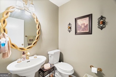 Live directly on the golf course in this spacious two-story on Cross Creek Golf Course in Georgia - for sale on GolfHomes.com, golf home, golf lot