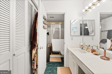 Live directly on the golf course in this spacious two-story on Cross Creek Golf Course in Georgia - for sale on GolfHomes.com, golf home, golf lot