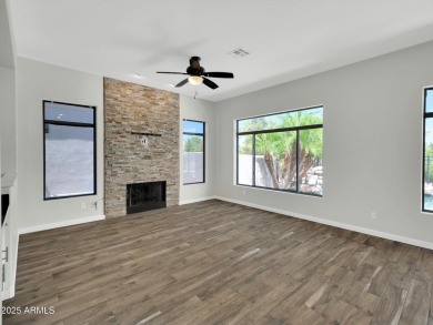 Enjoy your resort style backyard with its private heated pool on Raven Golf Club At South Mountain in Arizona - for sale on GolfHomes.com, golf home, golf lot