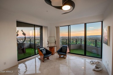 Unparalleled views await from this extraordinary penthouse on on Phoenix Country Club in Arizona - for sale on GolfHomes.com, golf home, golf lot