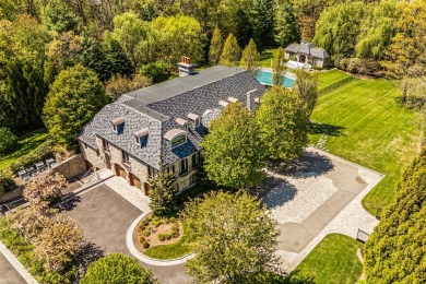 This grand, gated estate blends timeless elegance with modern on Tam O Shanter Golf Club, Inc. in New York - for sale on GolfHomes.com, golf home, golf lot