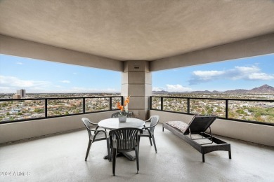 Unparalleled views await from this extraordinary penthouse on on Phoenix Country Club in Arizona - for sale on GolfHomes.com, golf home, golf lot