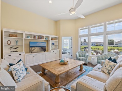 This coastal-style contemporary home is perfectly positioned on on The Peninsula Golf and Country Club in Delaware - for sale on GolfHomes.com, golf home, golf lot