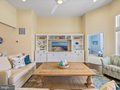 This coastal-style contemporary home is perfectly positioned on on The Peninsula Golf and Country Club in Delaware - for sale on GolfHomes.com, golf home, golf lot