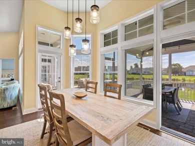 This coastal-style contemporary home is perfectly positioned on on The Peninsula Golf and Country Club in Delaware - for sale on GolfHomes.com, golf home, golf lot