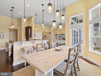This coastal-style contemporary home is perfectly positioned on on The Peninsula Golf and Country Club in Delaware - for sale on GolfHomes.com, golf home, golf lot