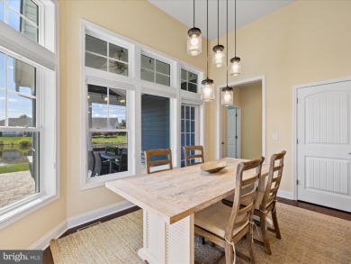 This coastal-style contemporary home is perfectly positioned on on The Peninsula Golf and Country Club in Delaware - for sale on GolfHomes.com, golf home, golf lot