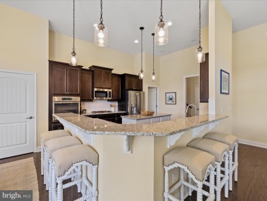 This coastal-style contemporary home is perfectly positioned on on The Peninsula Golf and Country Club in Delaware - for sale on GolfHomes.com, golf home, golf lot
