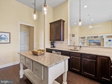 This coastal-style contemporary home is perfectly positioned on on The Peninsula Golf and Country Club in Delaware - for sale on GolfHomes.com, golf home, golf lot