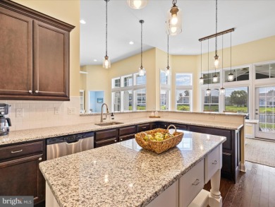 This coastal-style contemporary home is perfectly positioned on on The Peninsula Golf and Country Club in Delaware - for sale on GolfHomes.com, golf home, golf lot