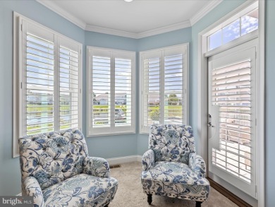 This coastal-style contemporary home is perfectly positioned on on The Peninsula Golf and Country Club in Delaware - for sale on GolfHomes.com, golf home, golf lot