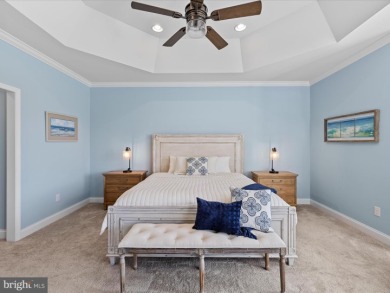 This coastal-style contemporary home is perfectly positioned on on The Peninsula Golf and Country Club in Delaware - for sale on GolfHomes.com, golf home, golf lot