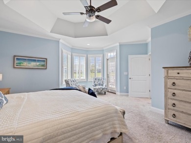 This coastal-style contemporary home is perfectly positioned on on The Peninsula Golf and Country Club in Delaware - for sale on GolfHomes.com, golf home, golf lot