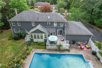 Gracious, classic Colonial home situated on a quiet street in on East Greenwich Golf and Country in Rhode Island - for sale on GolfHomes.com, golf home, golf lot
