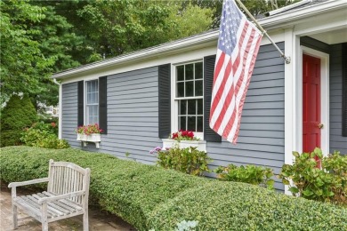 Gracious, classic Colonial home situated on a quiet street in on East Greenwich Golf and Country in Rhode Island - for sale on GolfHomes.com, golf home, golf lot