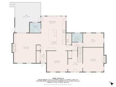 Gracious, classic Colonial home situated on a quiet street in on East Greenwich Golf and Country in Rhode Island - for sale on GolfHomes.com, golf home, golf lot