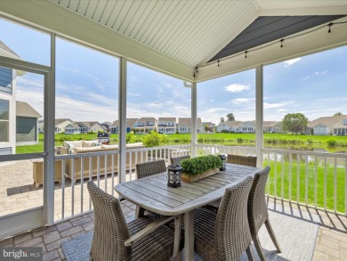 This coastal-style contemporary home is perfectly positioned on on The Peninsula Golf and Country Club in Delaware - for sale on GolfHomes.com, golf home, golf lot