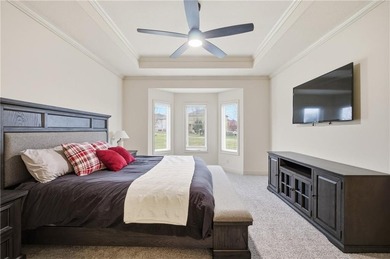 This beautifully updated reverse 1.5-story is just steps from on Prairie Highlands Golf Course in Kansas - for sale on GolfHomes.com, golf home, golf lot