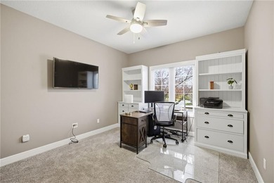 This beautifully updated reverse 1.5-story is just steps from on Prairie Highlands Golf Course in Kansas - for sale on GolfHomes.com, golf home, golf lot