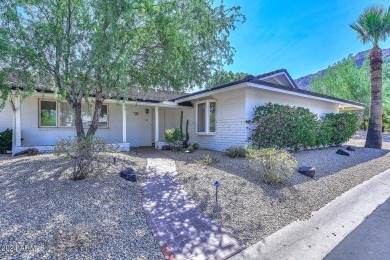 Discover the potential of this 3-bedroom, 3-bathroom luxury home on Mountain Shadows Executive Golf Course in Arizona - for sale on GolfHomes.com, golf home, golf lot