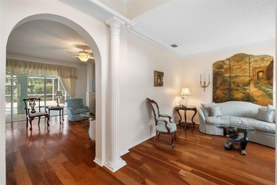 This beautiful home features many upgrades to include crown on River Hills Country Club in Florida - for sale on GolfHomes.com, golf home, golf lot