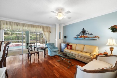 This beautiful home features many upgrades to include crown on River Hills Country Club in Florida - for sale on GolfHomes.com, golf home, golf lot