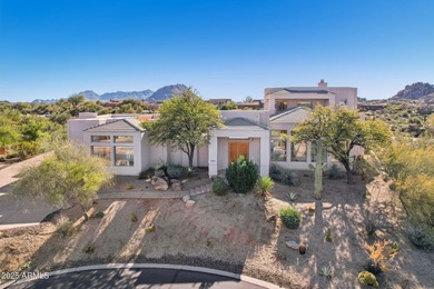 This is an opportunity to own a move-in-ready modern desert on Troon North Golf Club  in Arizona - for sale on GolfHomes.com, golf home, golf lot