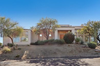 This is an opportunity to own a move-in-ready modern desert on Troon North Golf Club  in Arizona - for sale on GolfHomes.com, golf home, golf lot