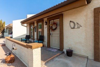 Discover this end-unit townhome in Camelot Country Club Estates! on Painted Mountain Golf Club in Arizona - for sale on GolfHomes.com, golf home, golf lot