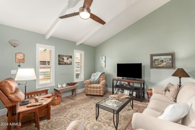 Discover this end-unit townhome in Camelot Country Club Estates! on Painted Mountain Golf Club in Arizona - for sale on GolfHomes.com, golf home, golf lot