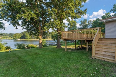 This 2 BED 3 BATH 2000 sq ft RANCH home is nestled  on a wooded on Lakes of the Four Seasons Country Club in Indiana - for sale on GolfHomes.com, golf home, golf lot