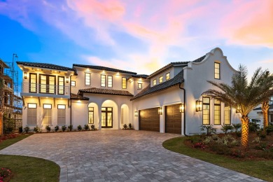 Pristine architectural design, paired with sweeping golf course on Santa Rosa Golf and Beach Club in Florida - for sale on GolfHomes.com, golf home, golf lot