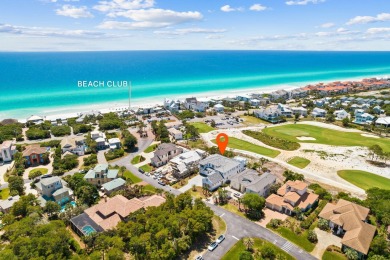 Pristine architectural design, paired with sweeping golf course on Santa Rosa Golf and Beach Club in Florida - for sale on GolfHomes.com, golf home, golf lot