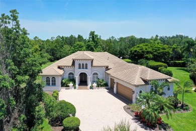 Privately positioned at the end of a quiet cul-de-sac on a rare on Lakewood Ranch Golf and Country Club in Florida - for sale on GolfHomes.com, golf home, golf lot