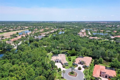 Privately positioned at the end of a quiet cul-de-sac on a rare on Lakewood Ranch Golf and Country Club in Florida - for sale on GolfHomes.com, golf home, golf lot