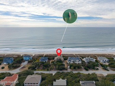 Charming 4-bedroom oceanfront cottage in Pine Knoll Shores on The Country Club of the Crystal Coast in North Carolina - for sale on GolfHomes.com, golf home, golf lot