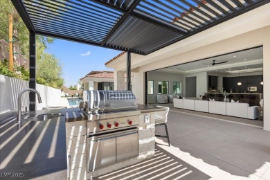 New custom estate home positioned eloquently inside the on Southern Highlands Golf Club in Nevada - for sale on GolfHomes.com, golf home, golf lot