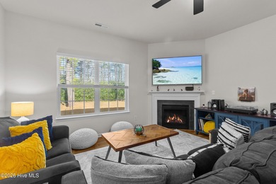 Nestled on a quiet cul-de-sac, this single-level four-bedroom on Harbour Point Golf Club in North Carolina - for sale on GolfHomes.com, golf home, golf lot