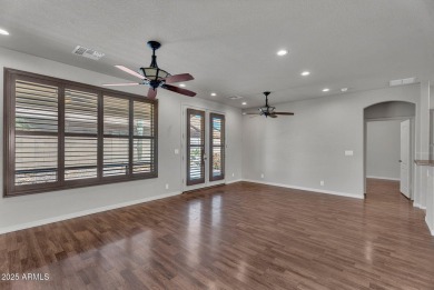 UPGRADED, low maintenance and professionally designed backyard on Sunland Springs Golf Course  in Arizona - for sale on GolfHomes.com, golf home, golf lot