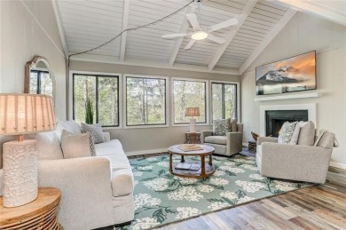This spectacular villa offers seasonal views of Lake Petit and on Big Canoe Golf Club - Cherokee in Georgia - for sale on GolfHomes.com, golf home, golf lot