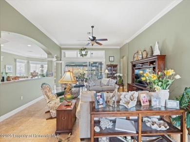 This Glen Lakes Estate Home features a BRAND-NEW ROOF completed on Glen Lakes Country Club in Florida - for sale on GolfHomes.com, golf home, golf lot